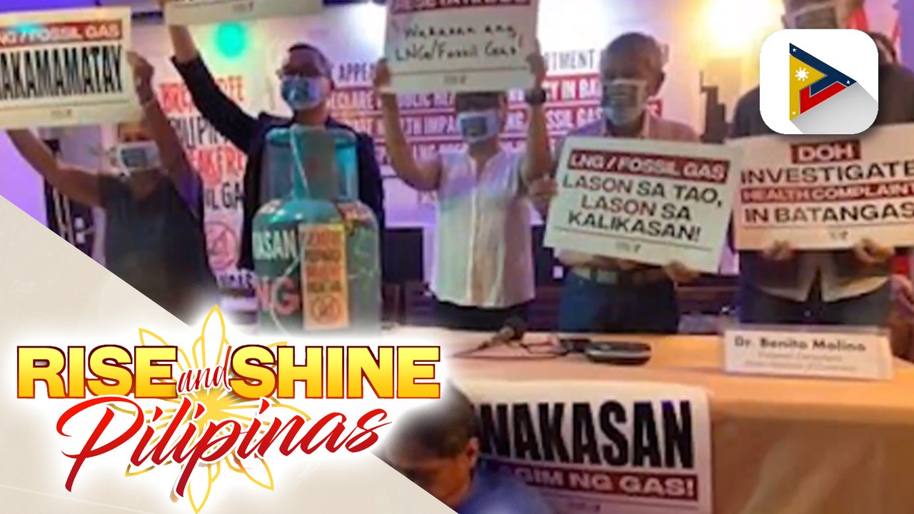 DOH, hinamon ng isang grupo na magdeklara ng health emergency sa Batangas dahil sa LNG plants