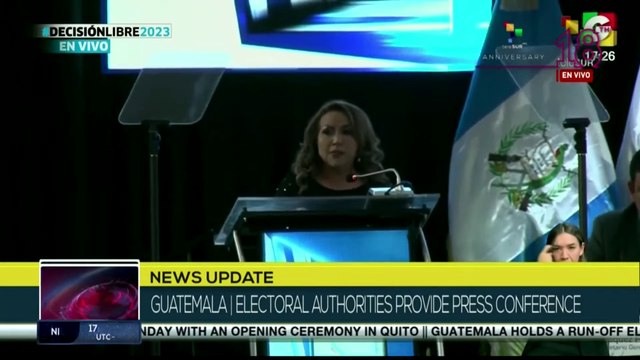 Guatemalan electoral authorities thanked all those involved in the development of the election day