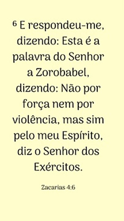 Zacarias 4:6