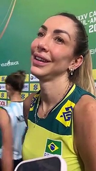 Campeonato Sul-Americano de vôlei: veja entrevista de Thaísa