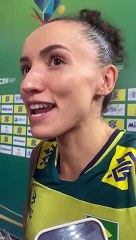 Campeonato Sul-Americano de vôlei: veja entrevista de Gabi