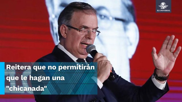 “No pienso en ningún otro cargo que no sea la Presidencia”, asegura Marcelo Ebrard