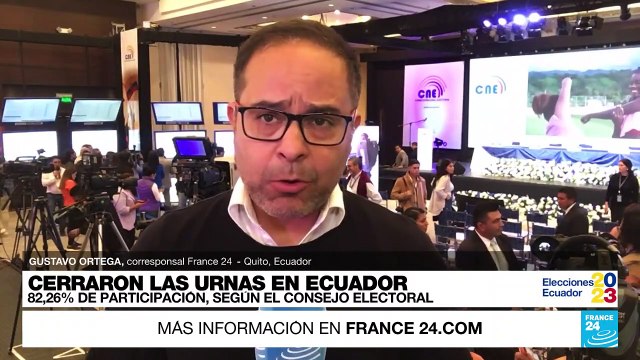 Informe desde Quito: cerraron las urnas en Ecuador e inició el conteo de votos