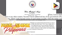 Ex-Pres. Macapagal-Arroyo, itinanggi na nangako sa China na aalisin ang BRP Sierra Madre sa Ayungin Shoal