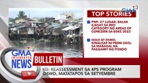 DSWD: Reassessment sa 4Ps program ng DSWD, matatapos sa Setyembre | GMA Integrated News Bulletin