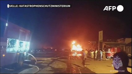 Viele Tote bei Explosion an Tankstelle in Russland