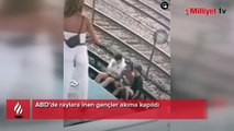Akıma kapılıp kaskatı kesildiler! Tren raylarında kalp krizi geçirdi