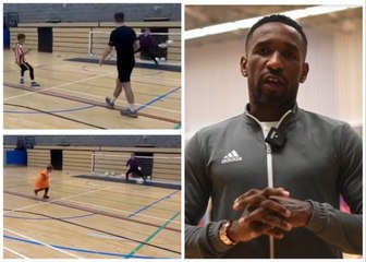 A penalty shootout with Jermain Defoe