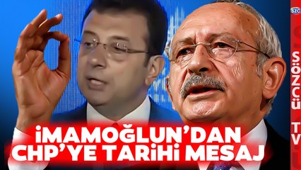Ekrem İmamoğlu'ndan CHP'lilere Tarihi Mesaj! '2. Parti Olmakla Övünmemeliyiz'