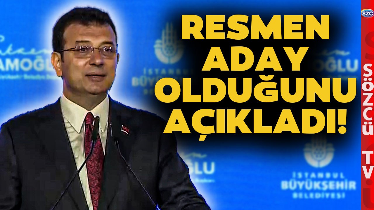 Ekrem İmamoğlu İBB Başkanlığına Tekrar Aday Olduğunu Bu Sözlerle Açıkladı