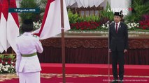 Momen Presiden Jokowi Kukuhkan Anggota Paskibraka di HUT ke-78 RI