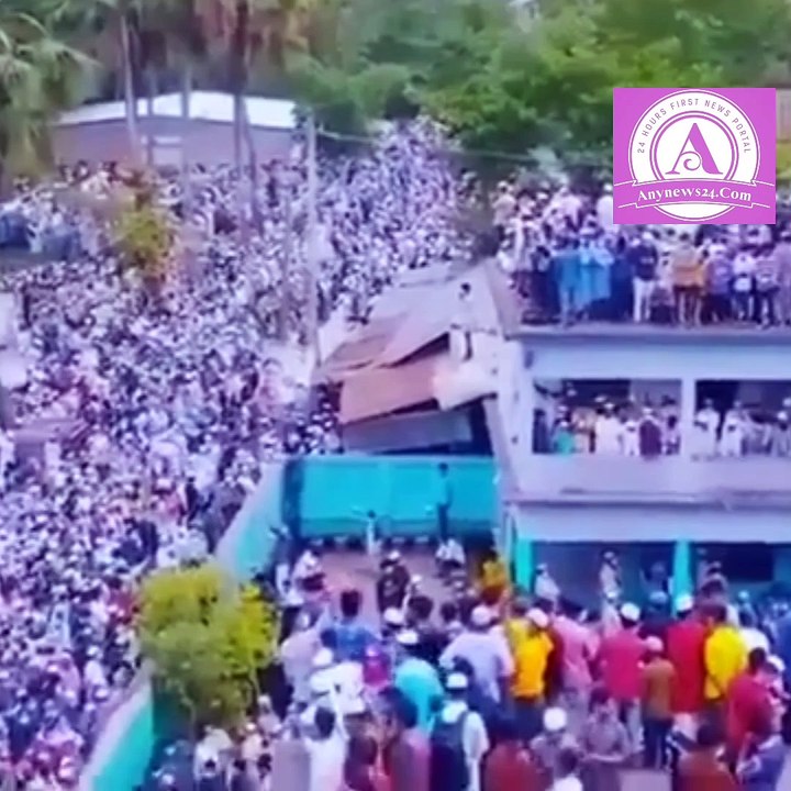 দেলোয়ার হোসেন সাঈদীর জানাজায় হাজারো মানুষের ঢল