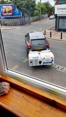 Robot Removes Car From Disabled Parking