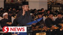 Ahmad Samsuri sworn in as Terengganu MB for second term