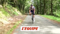 La reconnaissance de la 1re étape avec Pierre Rolland - Cyclisme - T. du Limousin