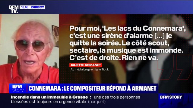 Je ne sais pas pour qui elle se prend : le compositeur des Lacs du Connemara réagit aux propos de Juliette Armanet