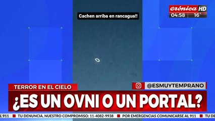 Impresionante avistamiento en Chile: ¿OVNI o portal?