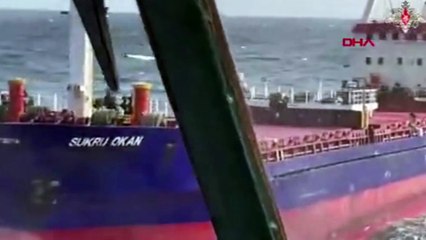 Rus askerlerin 'Şükrü Okan' gemisine düzenlediği baskın kamerada
