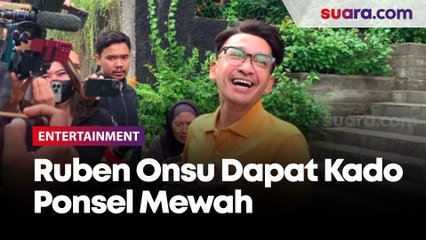 Dapat Kado Ponsel Mewah, Ruben Onsu Sumringah Sambut Usia 40 Tahun