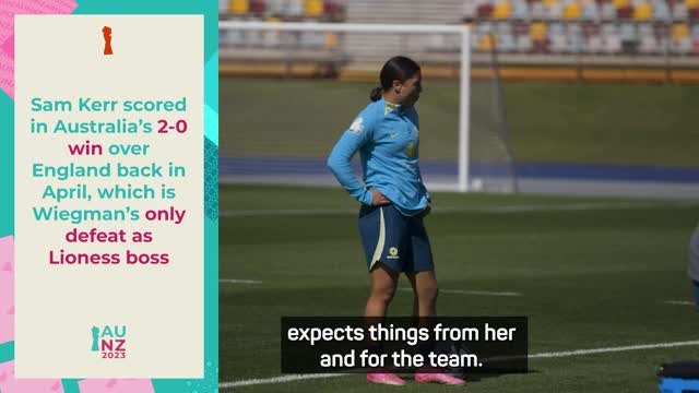 Kerr has 'a lot of pressure' ahead of semi-final - Wiegman