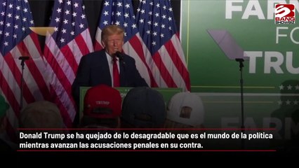 Donald Trump explota contra el ‘desagradable’ mundo político
