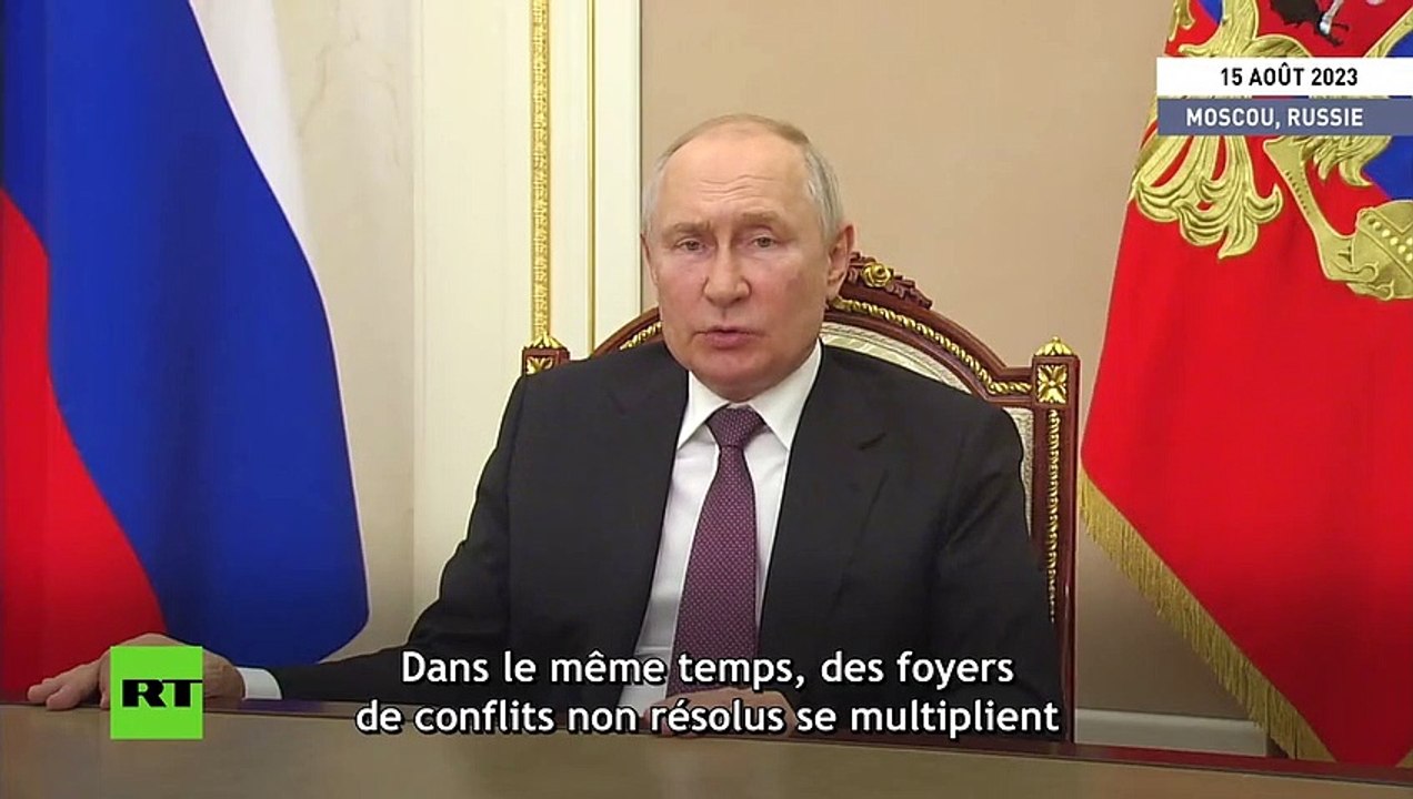 Vladimir Poutine accuse : "Les pays occidentaux veulent attirer d'autres États dans le conflit ukrainien"