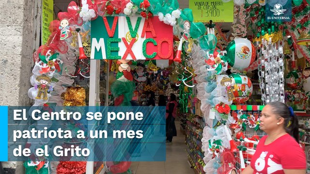 El Centro Histórico de la CDMX se pone sus moños”; comerciantes lo pintan de verde, blanco y rojo