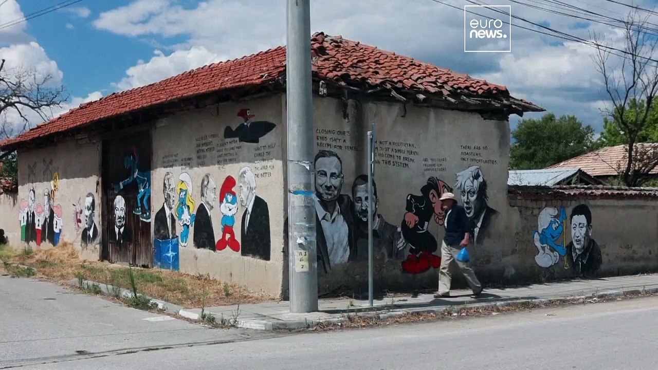 Staro Zhelezare: The small Bulgarian town transformed into a hub for political street art