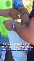 Başkan Aktaş'tan depremzedelere döner ikramı