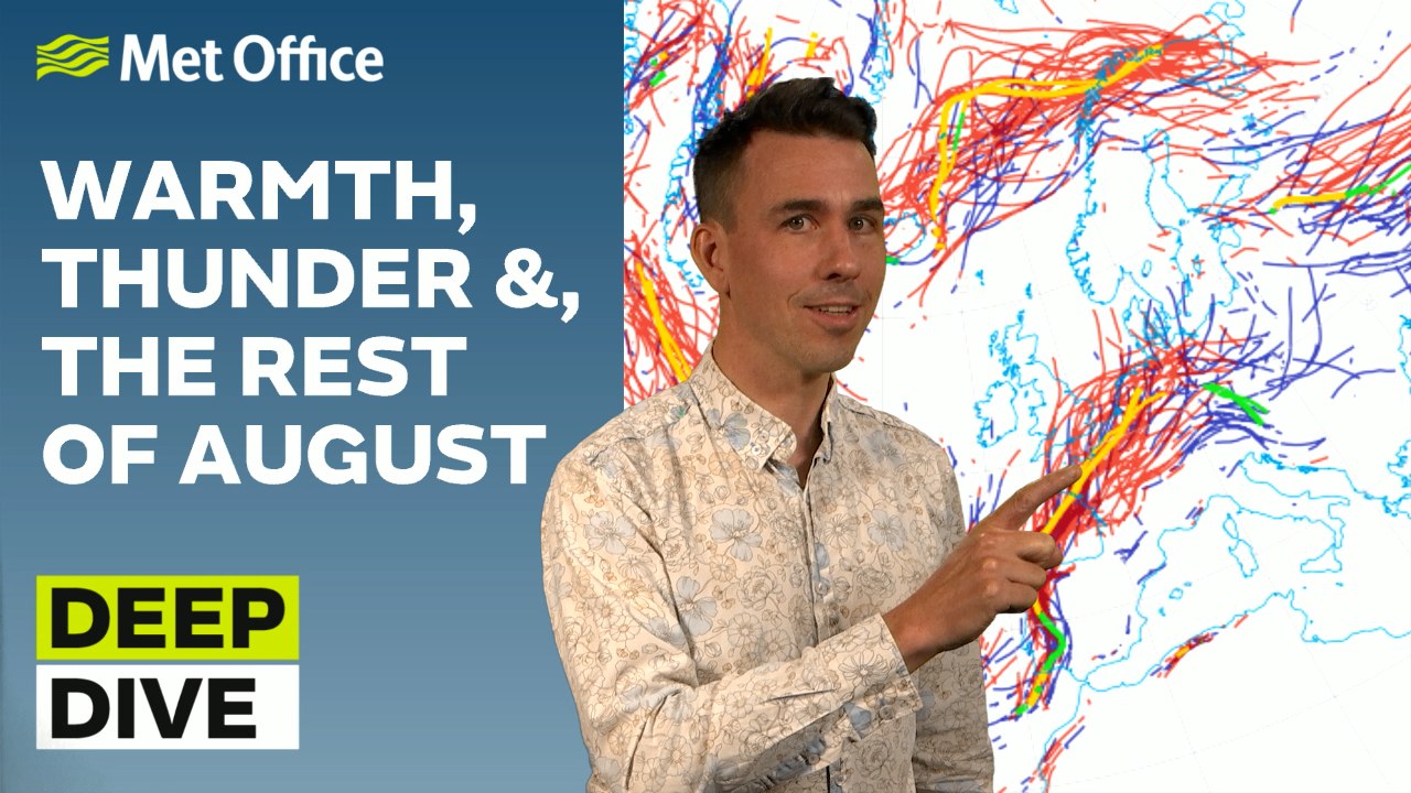 Deep Dive 15/08/2023 – Typical summer weather? – Met Office weekly weather forecast UK