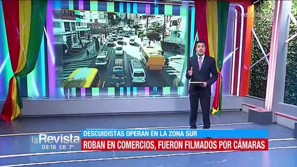 Video: “Descuidista” roba una laptop y se la lleva en su pantalón; Inteligencia sigue sus pasos en La Paz