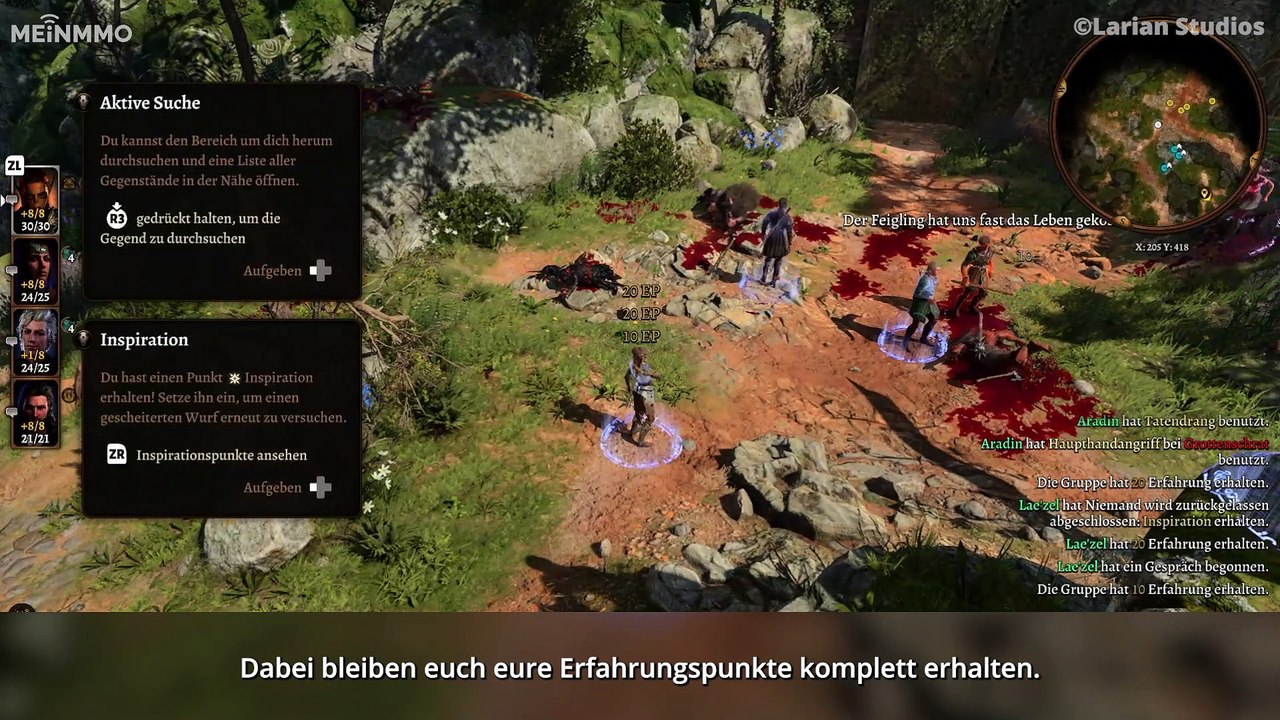 Baldur’s Gate 3: Charakter zurücksetzen und neue Klasse wählen