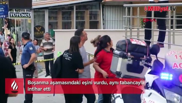 Boşanma aşamasındaki eşini vurdu! Aynı tabancayla intihar etti