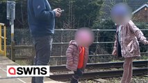 Shocking compilation of level crossing misuse - including toddler playing on live tracks