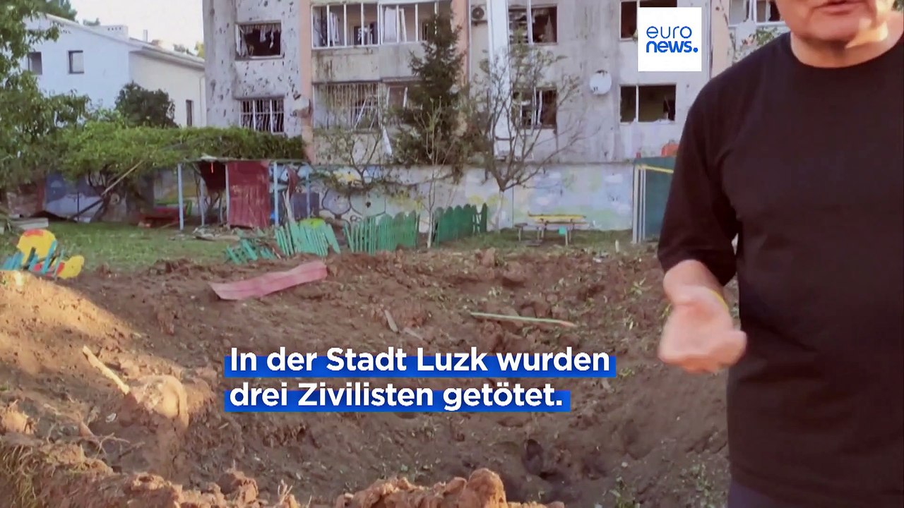 Russische Angriffe auf Luzk und Lwiw: Tote und Verletzte