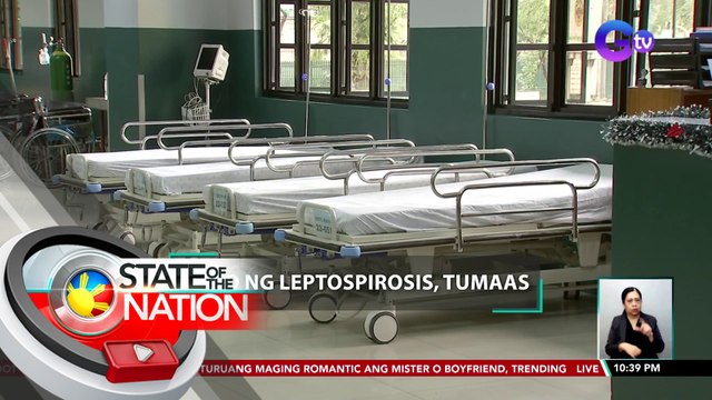 Kaso ng leptospirosis, tumaas | SONA