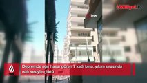 Bina ıslık sesiyle yıkıldı! O anlar böyle kaydedildi