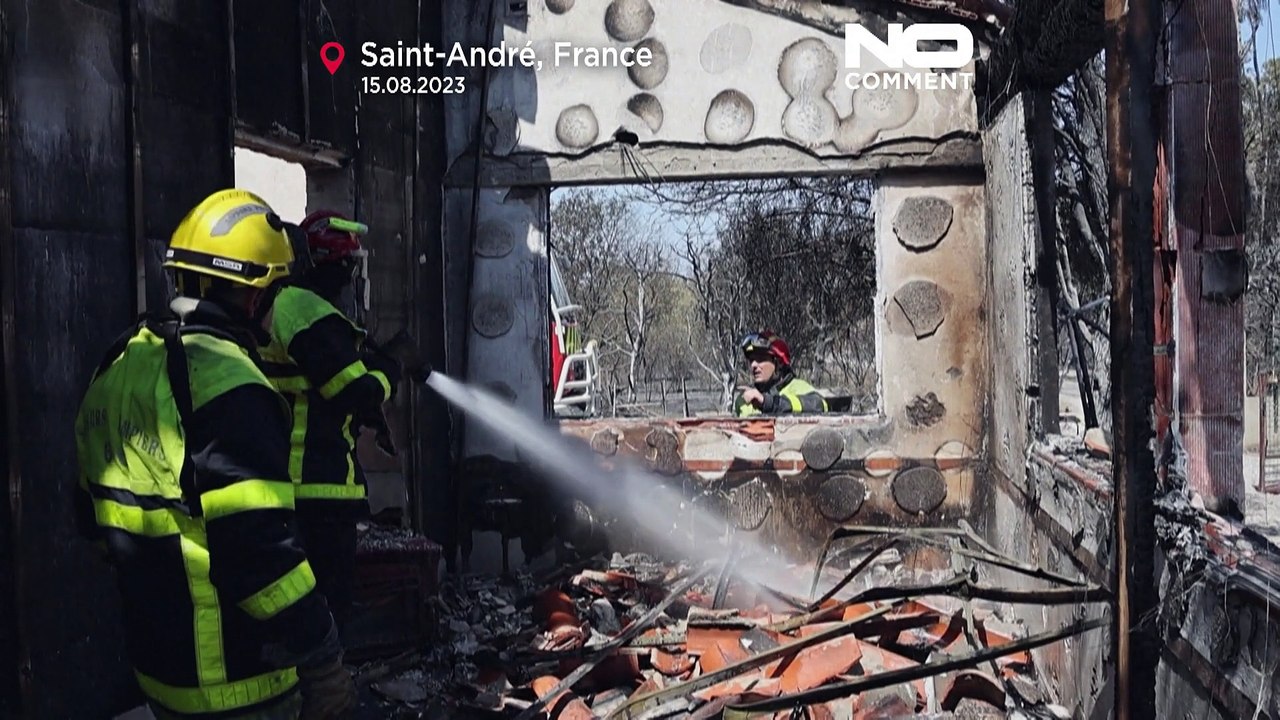 L'incendie dans les Pyrénées-Orientales stabilisé, un camping détruit
