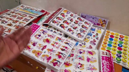 Unboxing and Review of A4 Foam Sticker Barbie, chhota bheem, dora by Sticker Bazaar