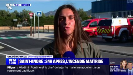 Incendie à Saint-André: le dispositif des pompiers va être réduit