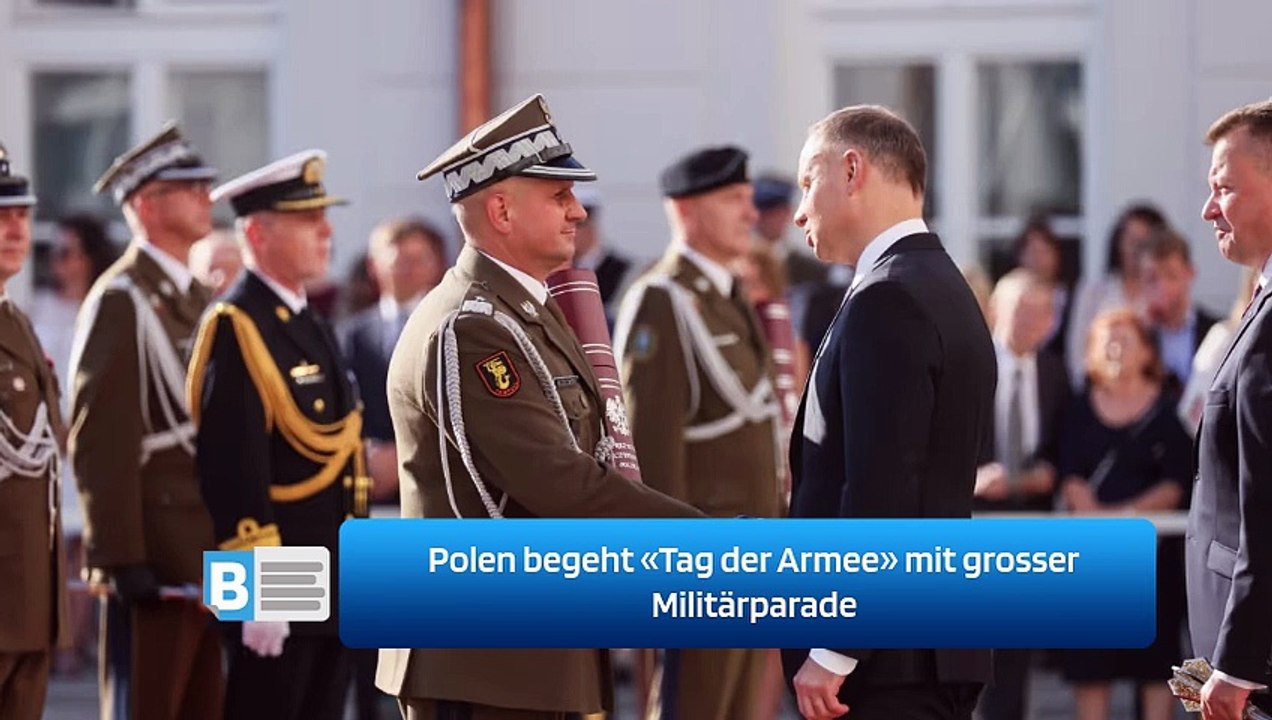 Polen begeht «Tag der Armee» mit grosser Militärparade