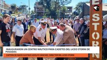 Inauguraron un centro náutico para cadetes del Liceo Storni de Posadas