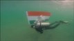 National flag hoisted underwater on Independence Day by Indian Coast Guard