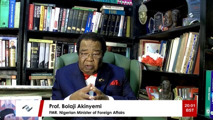 Foreign businessmen and embassies work hand in hand to destabilise your government if you don’t do their bidding – Prof. Bolaji Akinyemi
