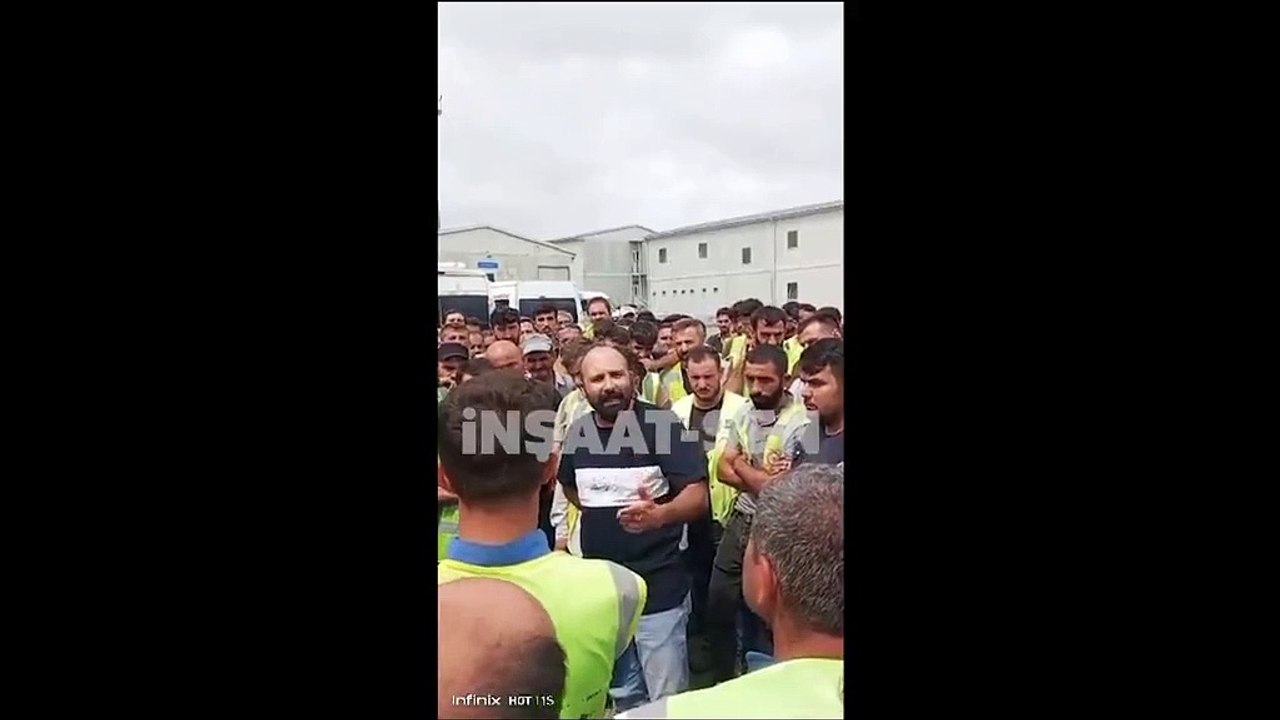 Cengiz-Kolin-Kalyon ortaklığındaki metro inşaatında işçiler iş bıraktı!