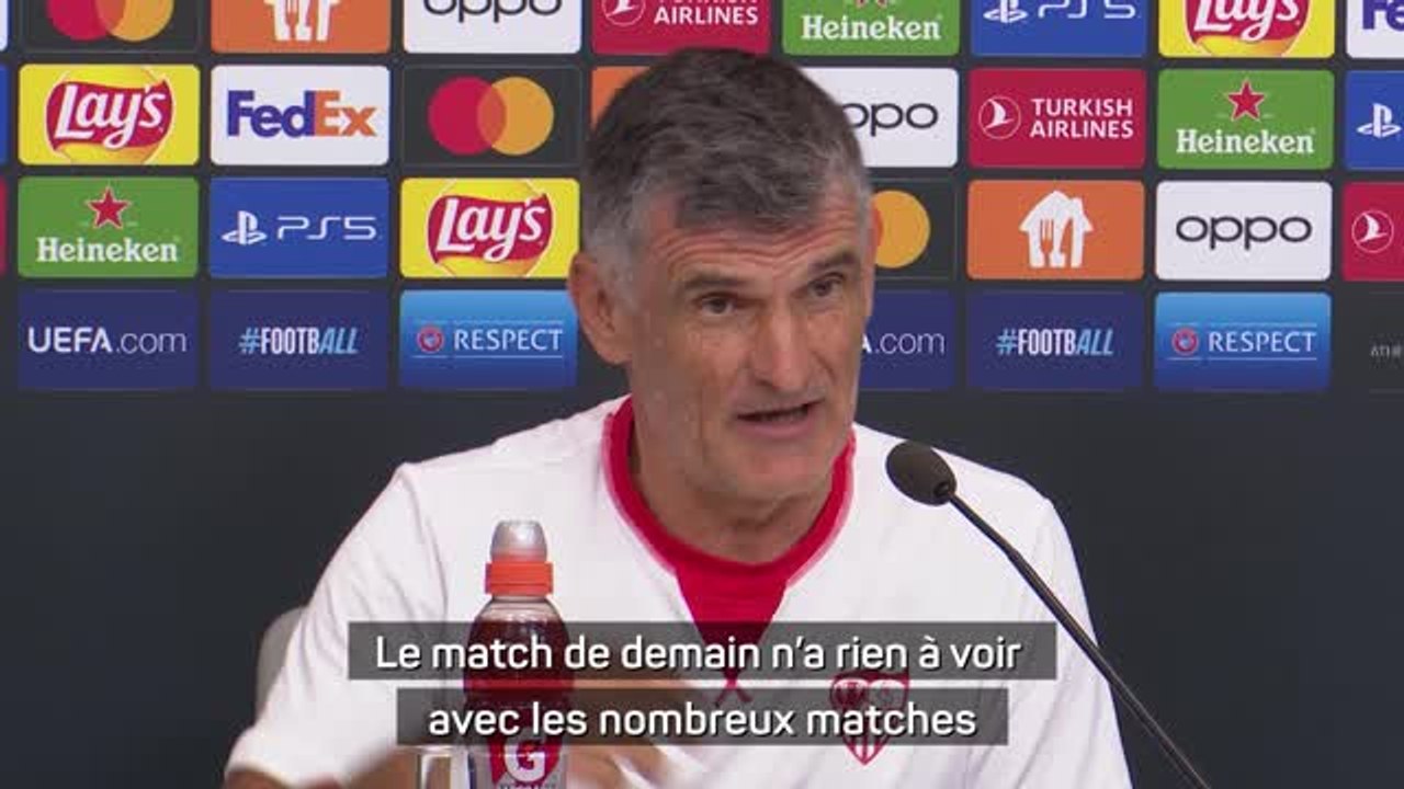 Séville - Mendilibar ne fait pas attention aux mauvaises stats face à City et Guardiola