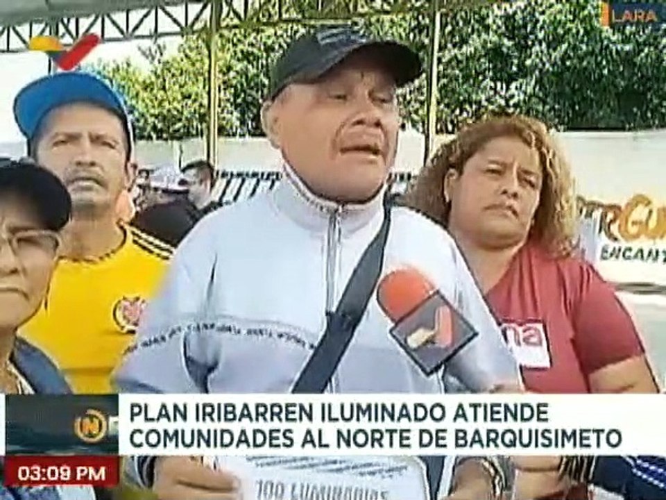 Lara | Más de 50 luminarias fueron entregadas en el Plan Iribarren Iluminado
