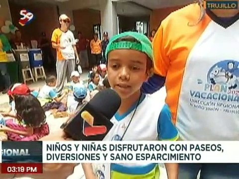 Trujillo | Niños y niñas disfrutaron de múltiples actividades como parte del Plan Vacacional 2023