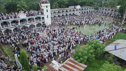 دفن قيادي إسلامي أثارت وفاته في السجن احتجاجات عنيفة في بنغلادش