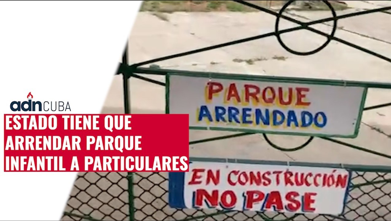 El estado tiene que arrendar a particulares el parque infantil del pueblo